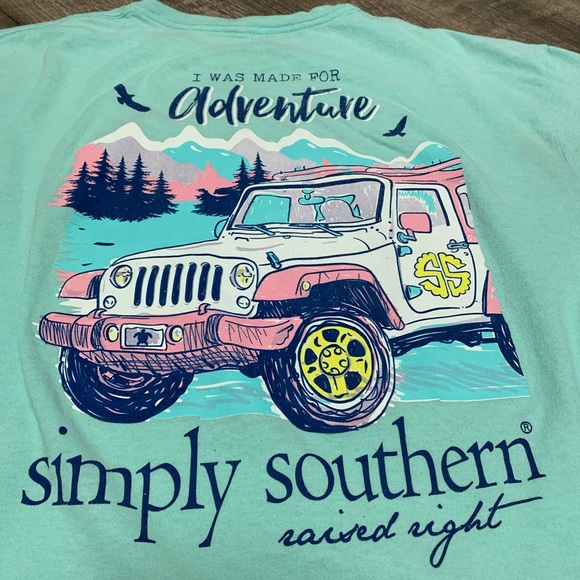 Simply Southern Tops - 3/$25 SALE SIMPLY SOUTHERN JEEP ADVENTURE T.SHIRT